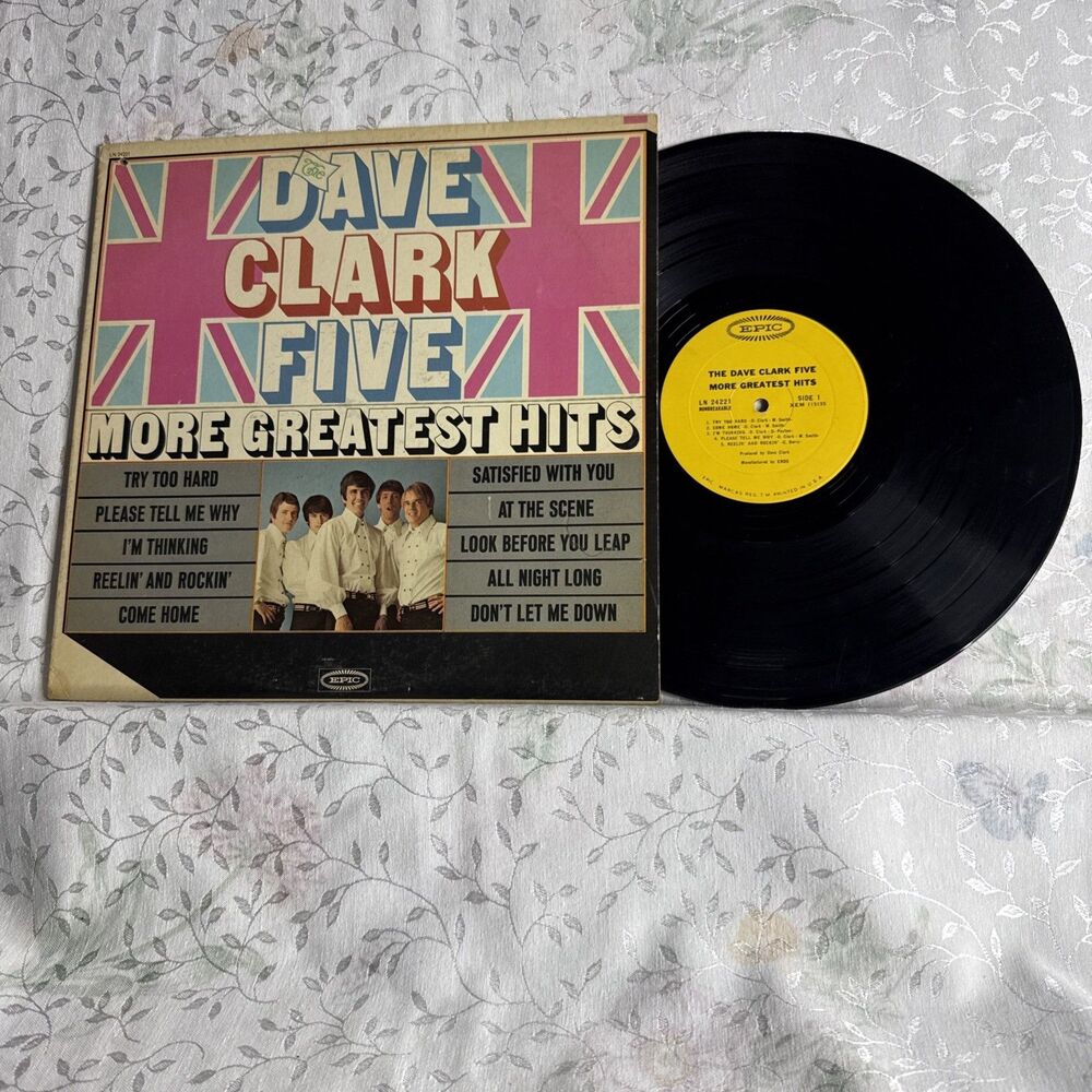 DAVE CLARK FIVE - More Greatest Hits (Epic) - 12" Vinyl Record LP